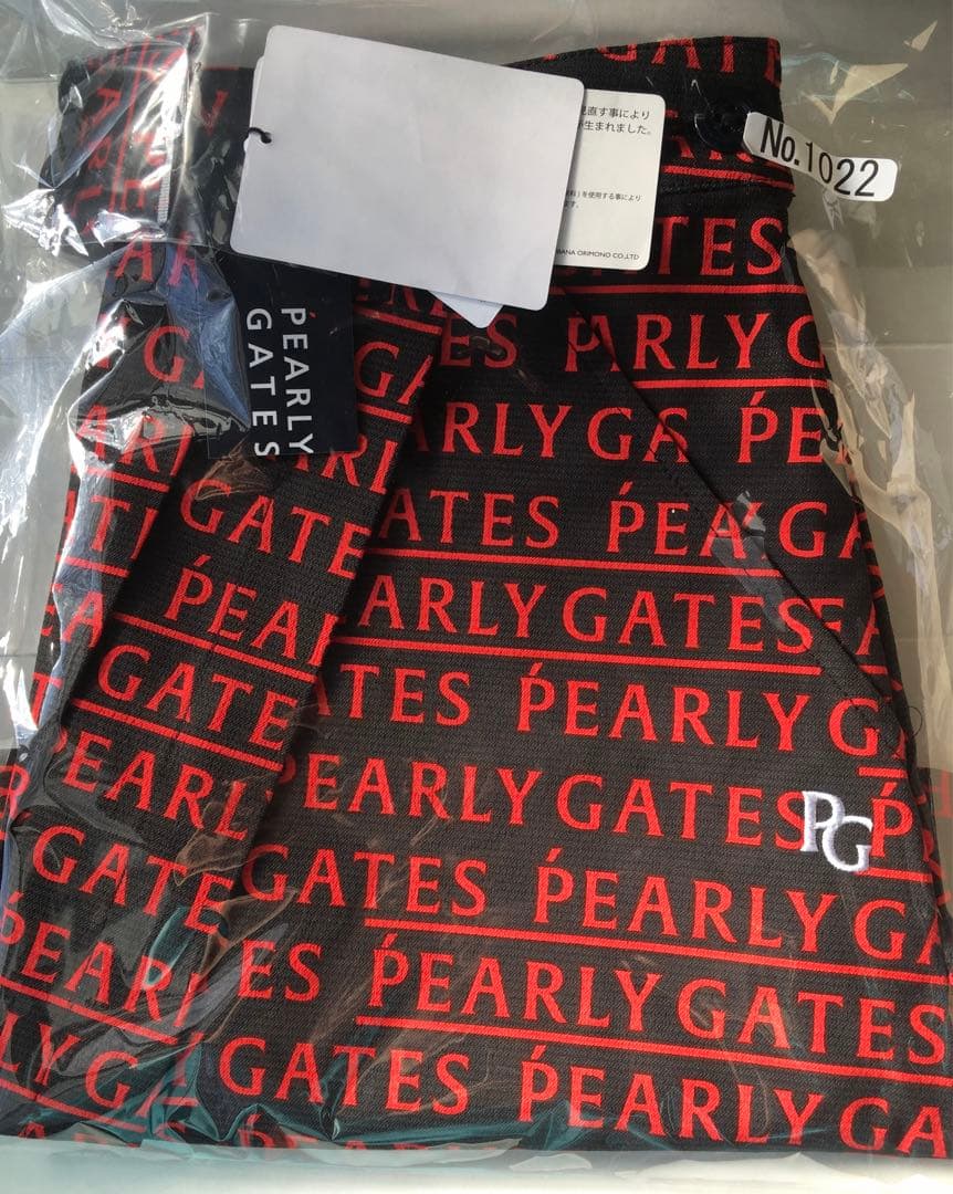 【PEARLY GATES】レディースメゾンロゴ柄 EXストレッチスカート0番S