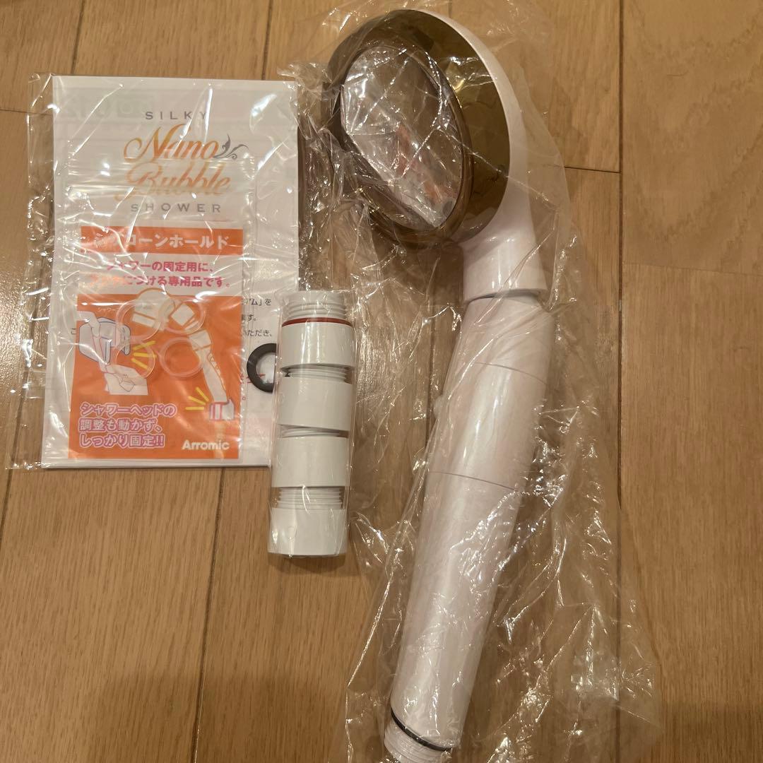 Silky Nano Bubble Shower アラミック節水シャワーヘッド