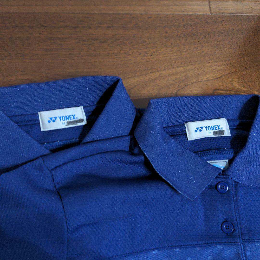 ヨネックス　ポロシャツ　4枚セット　青　水玉М