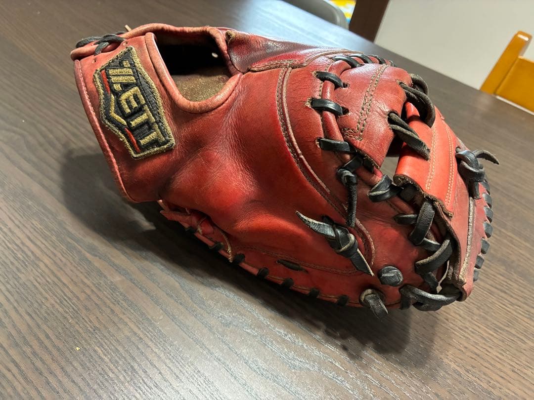 ZETT 赤 軟式キャッチャーミット