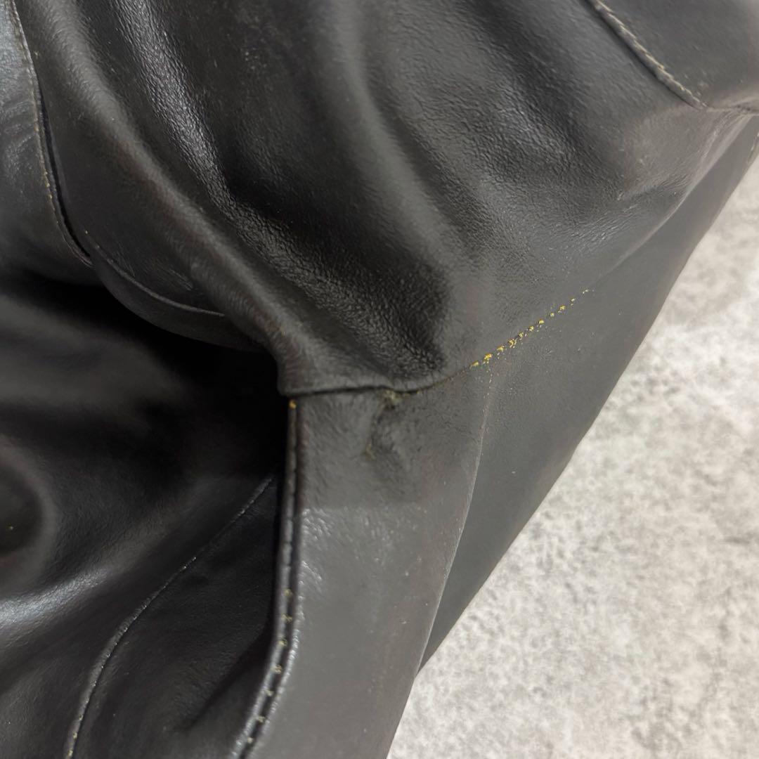 【絶品】Ducati ドゥカティ　L ライダースジャケット　ワッペン　短丈　黒