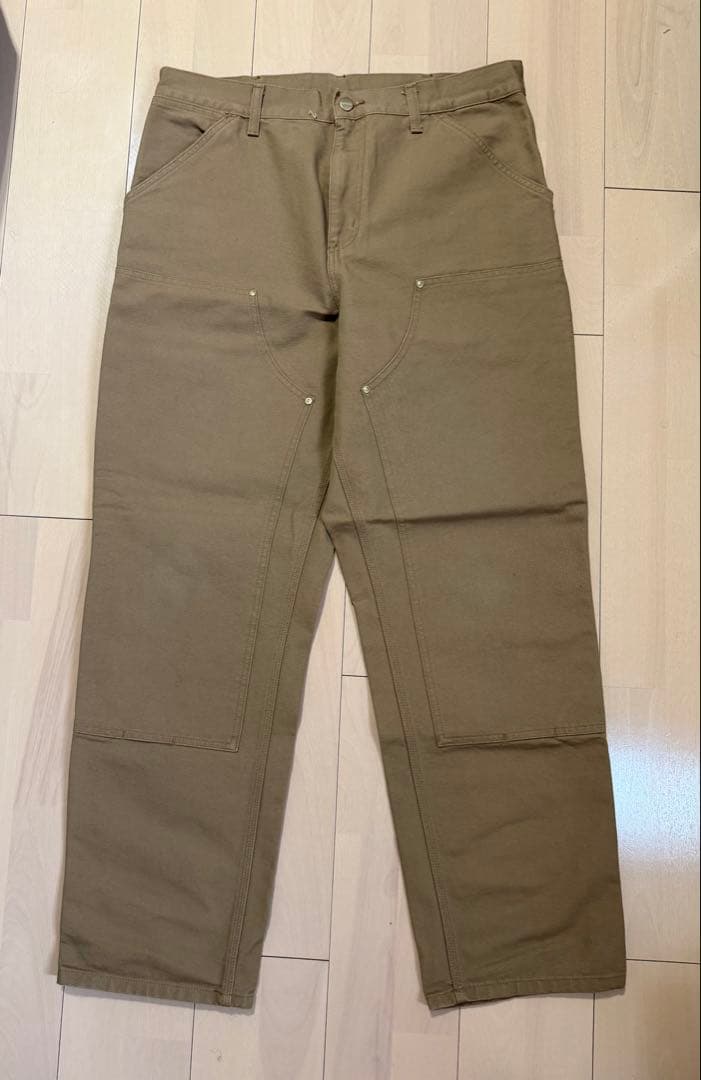 カーハートダブルニーパンツ Hamilton Brown 34×32