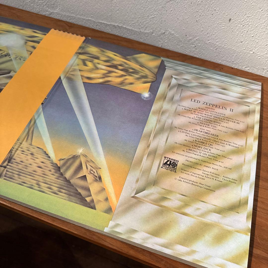 レコード LED ZEPPELIN Ⅱ P-10101A 日本盤 ポスター付