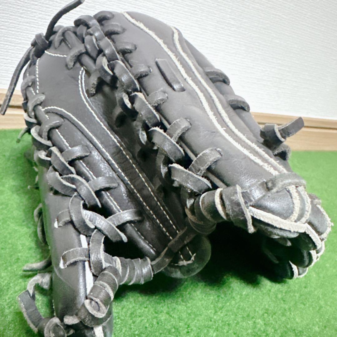 美品 アシックス ゴールドステージ 外野手用 軟式 グローブ スピードテック