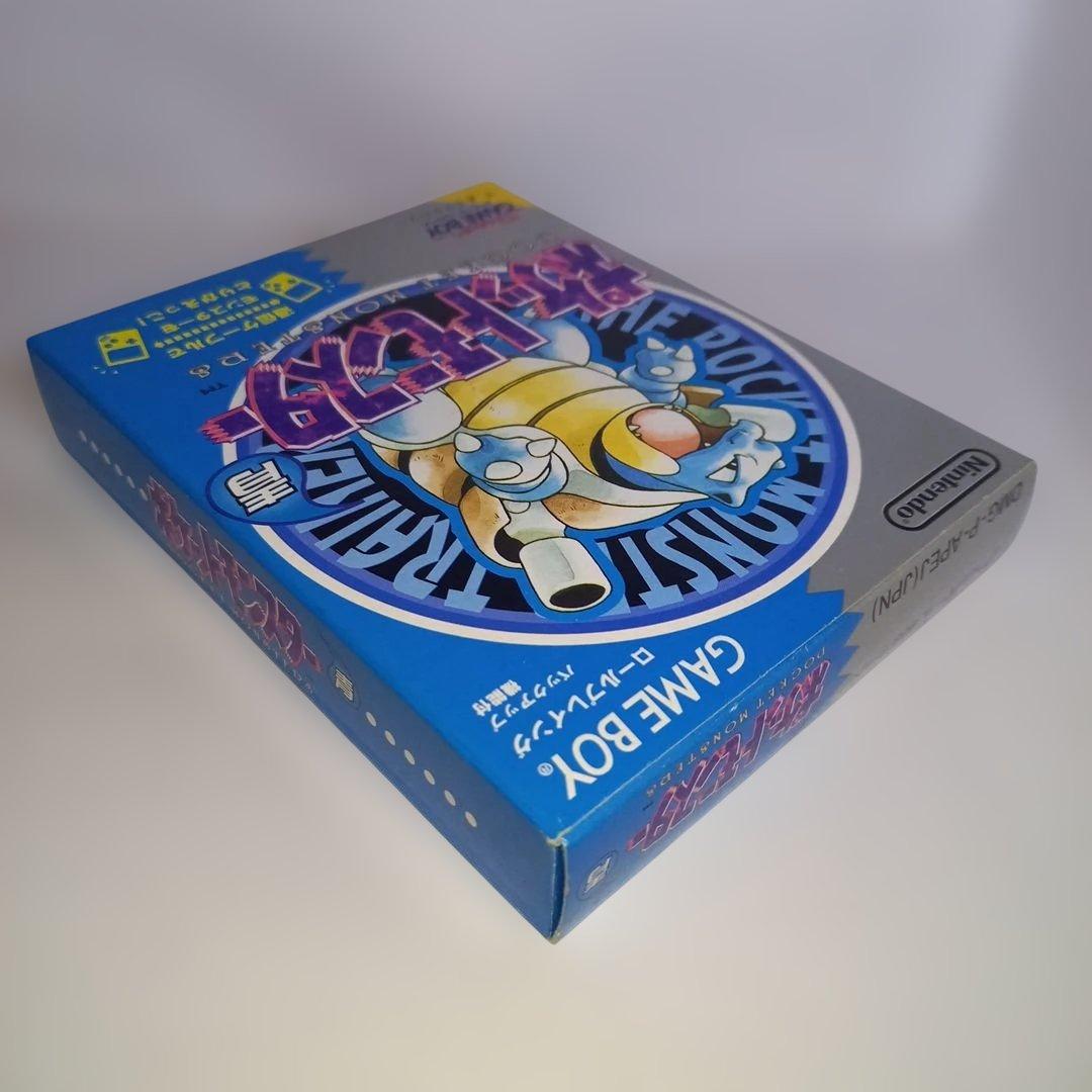 ポケットモンスター青　箱、説明書、マップあり　動作確認済み