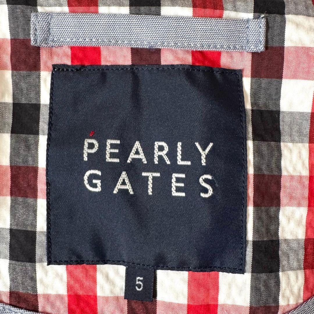 ゴルフ パーリーゲイツ【レア】 チェック サッカー テーラードジャケット 5