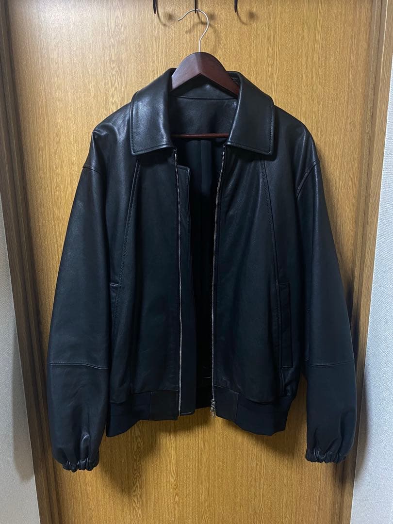 即完24aw ssstein LEATHER ZIP SHORT JACKET