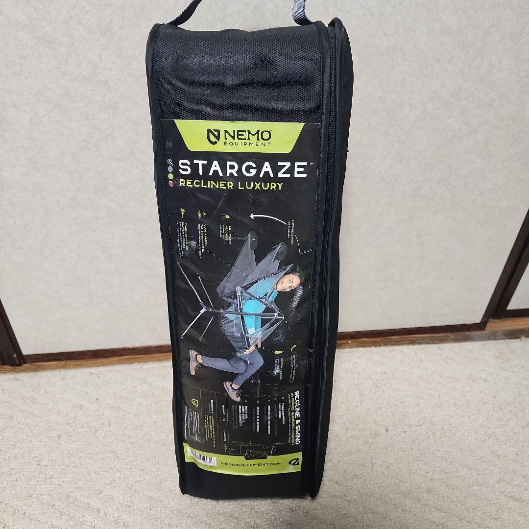 NEMO アウトドアチェア 透明・黒