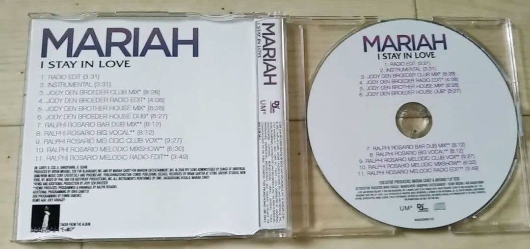MARIAH CAREY マライア・キャリー　I STAY IN LOVE