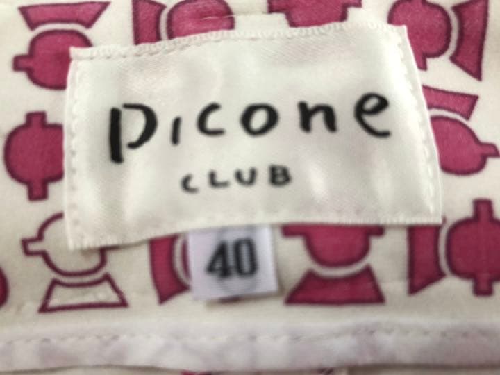 【美品】Picone 総柄パンツ　サイズ40