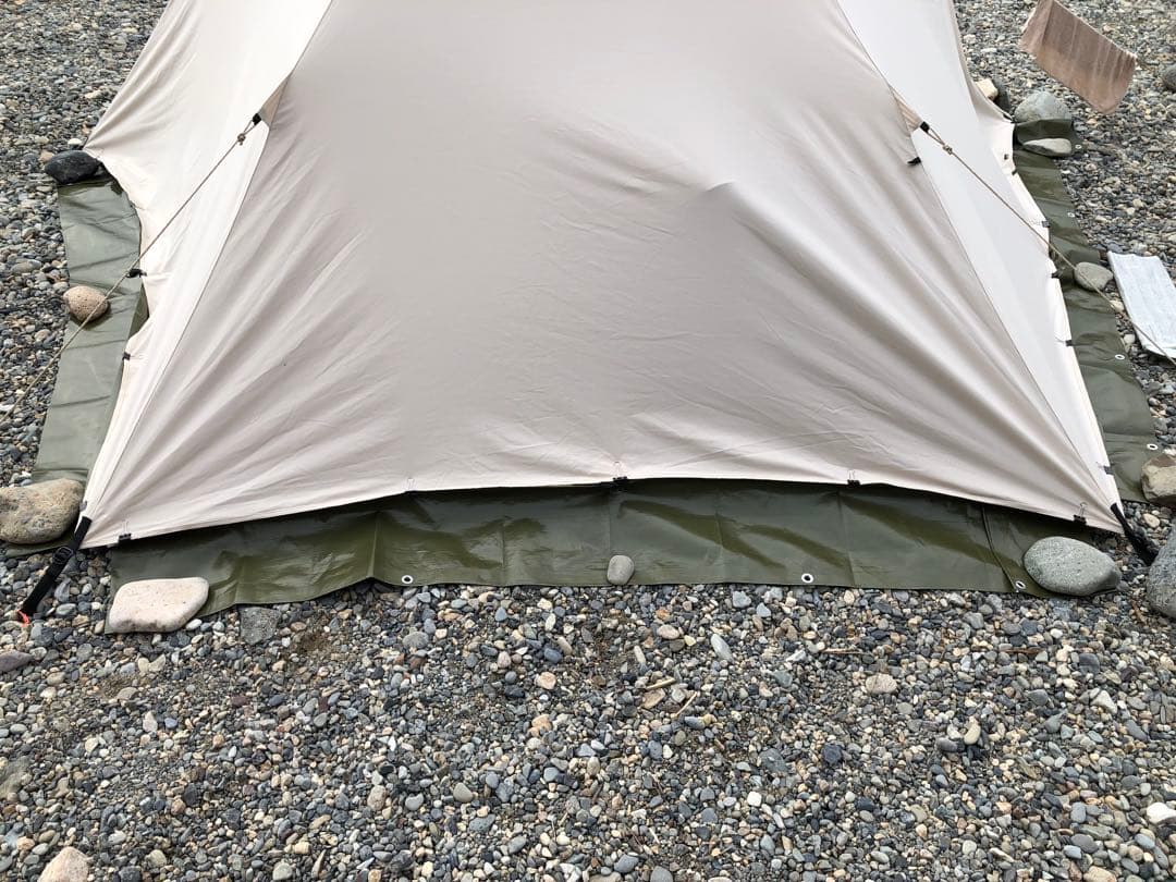 Soomloom TC ワンポールテント　ベージュの防水性二重構造テント