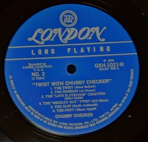 ◆TWIST WITH【希少品】CHUBBY CHEKER　名盤　ザ・ツイスト