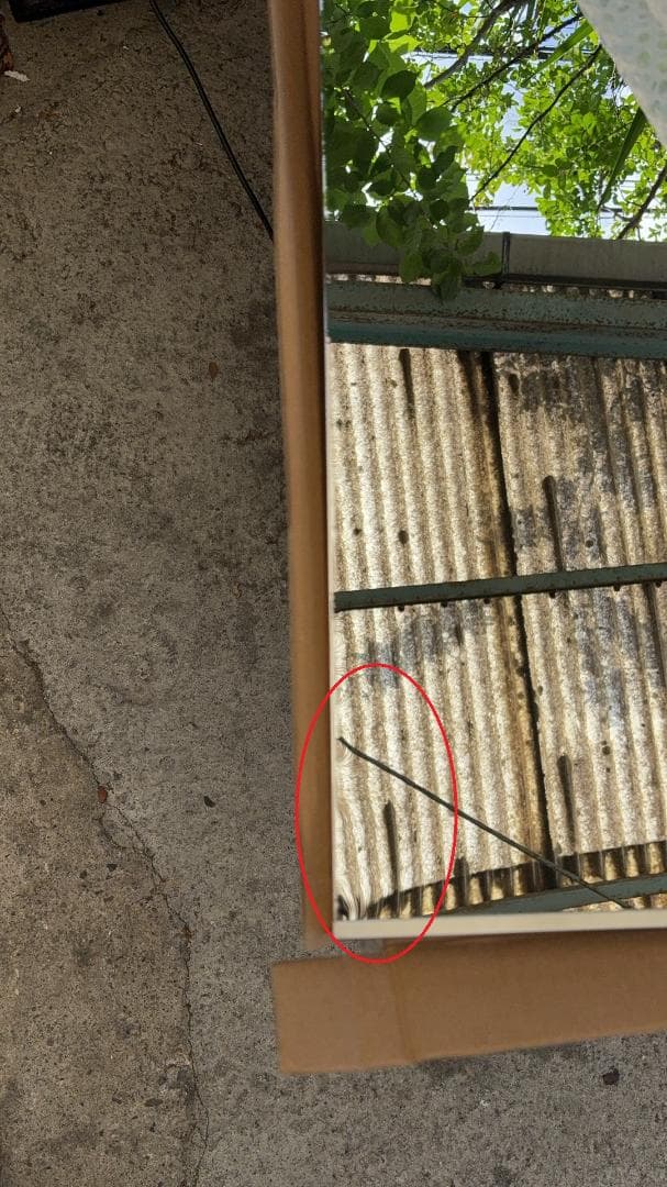 【中古】スタンドミラー 壁掛け 割れない鏡 幅100x160cm 銀色 6番