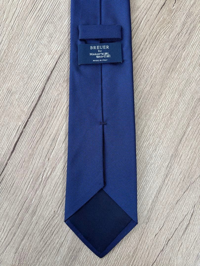 BREUER for Kamakura Shirts ネクタイ ネイビー