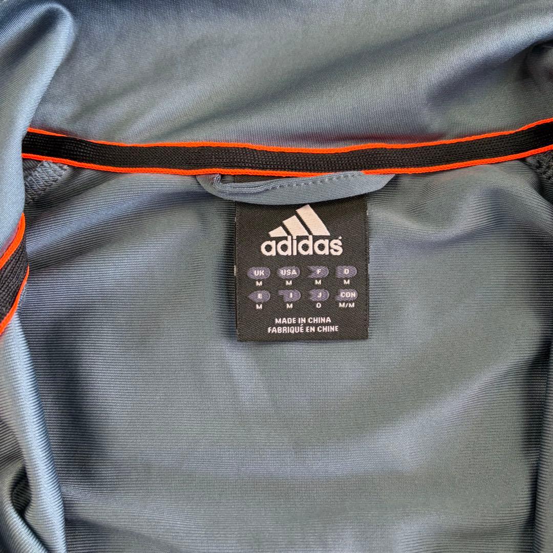 アディダス　adidas ジャージ　ジャケット XL ブラック/グレー