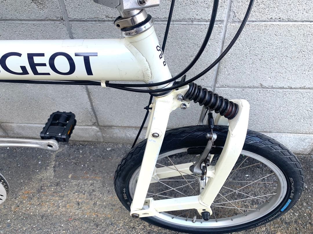 送料無料PEUGEOT折り畳み自転車SHIMANO 8速 18インチZJ8001