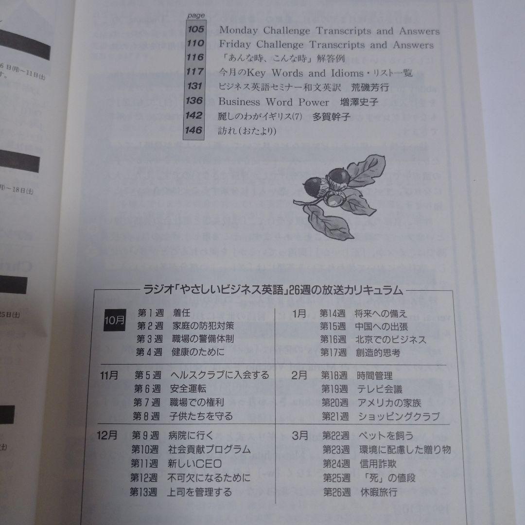 やさしいビジネス英語 1997年4月から98年3月 12冊