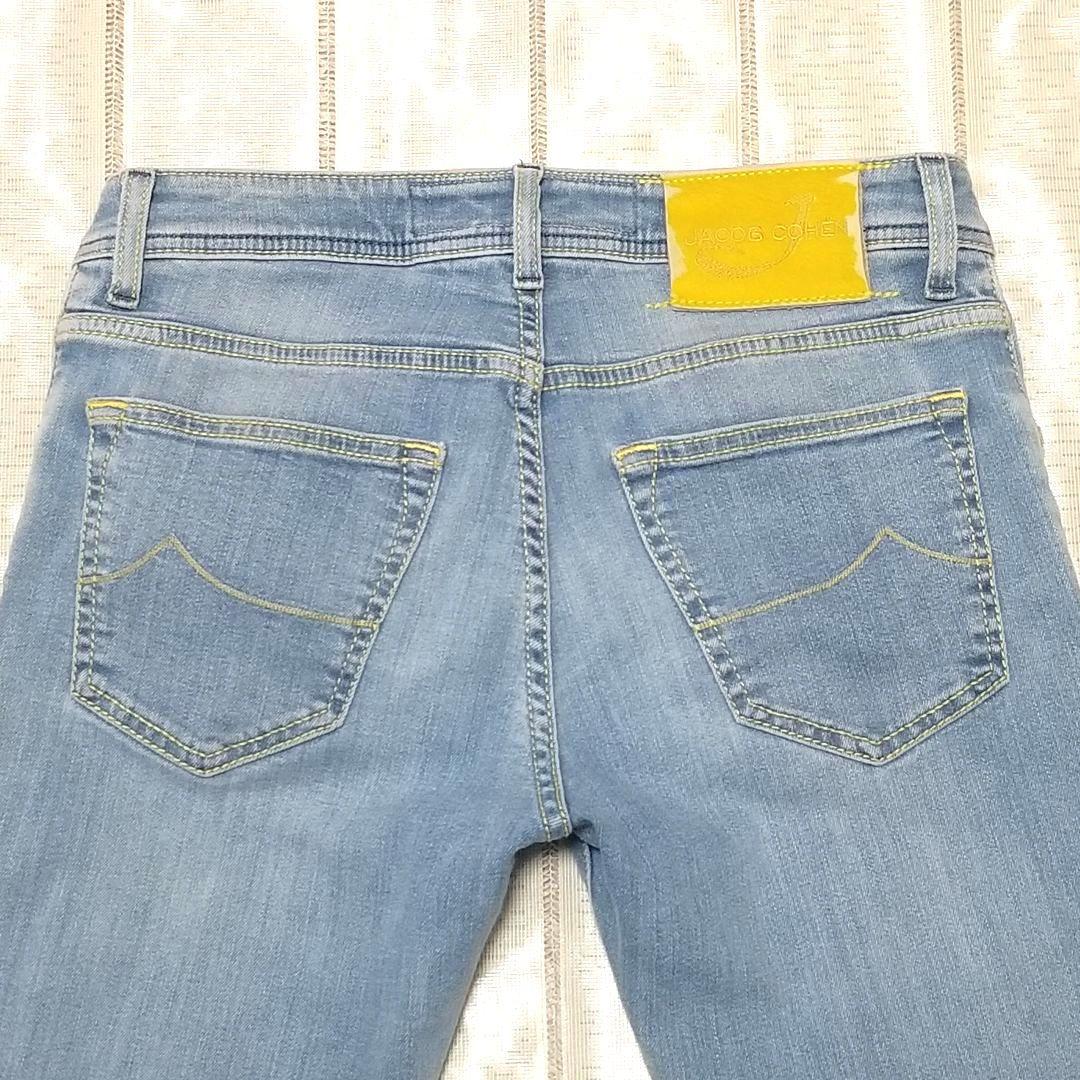 【JACOB COHEN】ヤコブコーエン ライトブルー ストレッチデニム