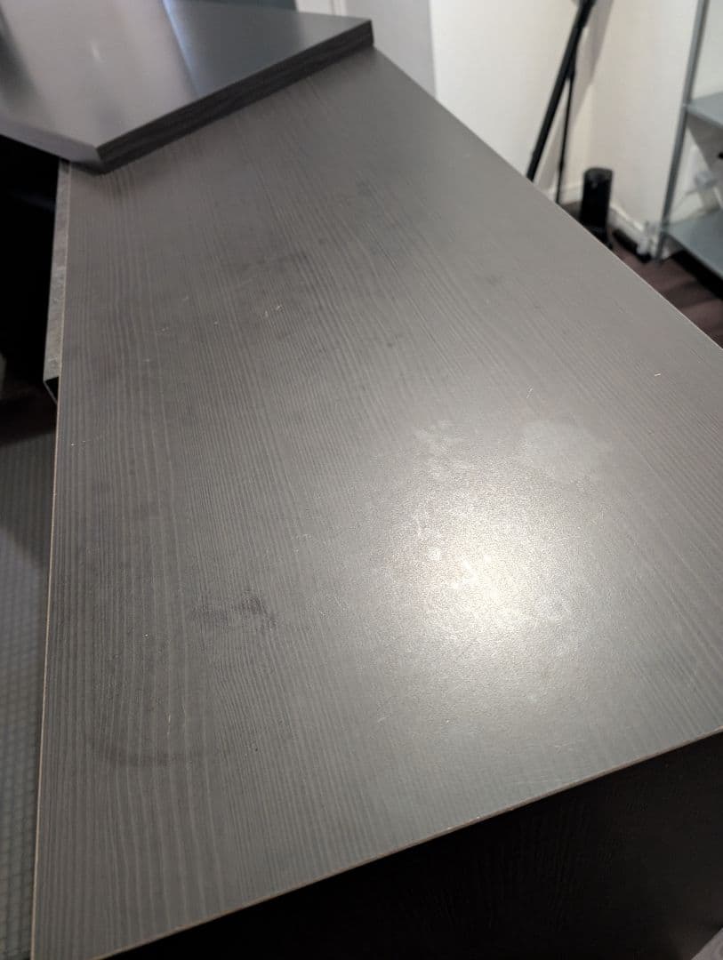 タンスのゲン キッチンカウンター 伸長式 幅120~210cm ロータイプ