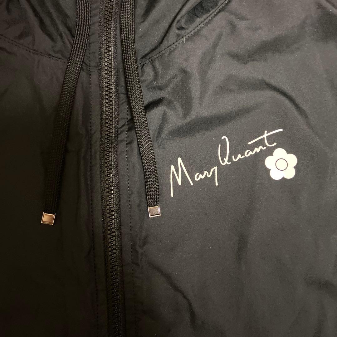 Mary Quant マリークワント 日本製 レインポンチョ ブラック 黒