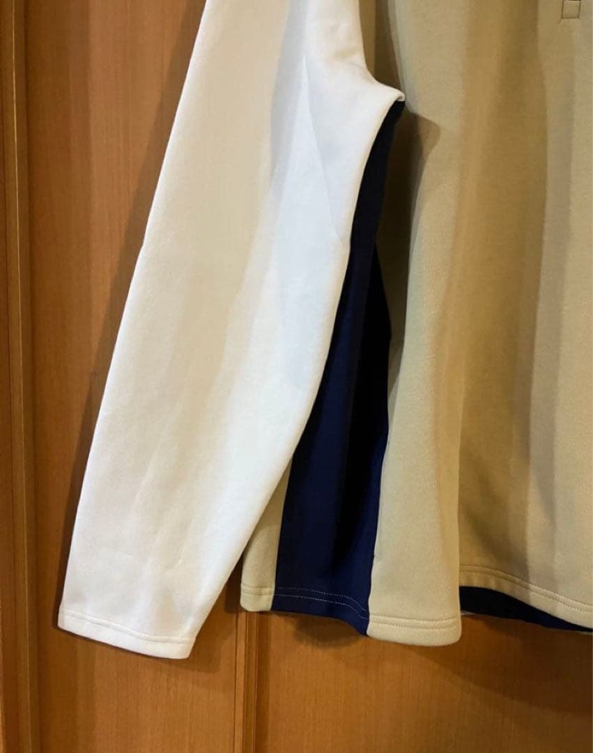 RLX ゴルフ ブロック ダブルニット プルオーバー フルジップ ジャケット M