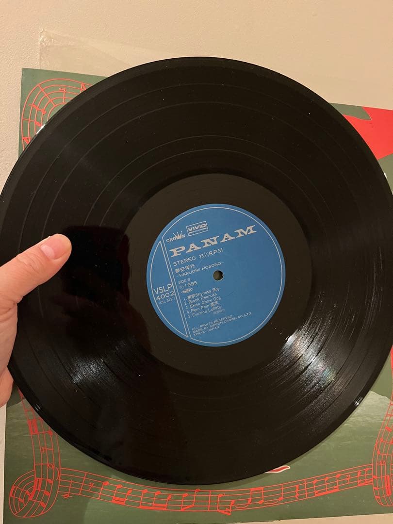 細野晴臣　 Bon Voyage Co.　泰安洋行　アナログレコード　帯付き