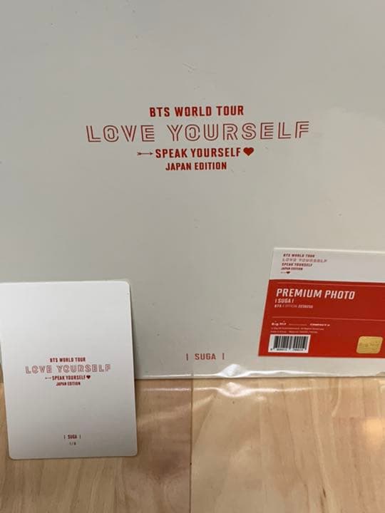 BTS プレミアムフォト ユンギ