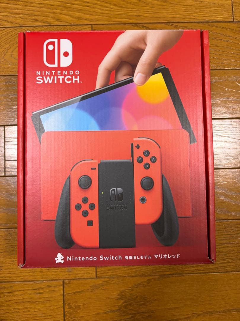 Nintendo Switch 有機ELモデル　マリオレッド 純正プロコン付き