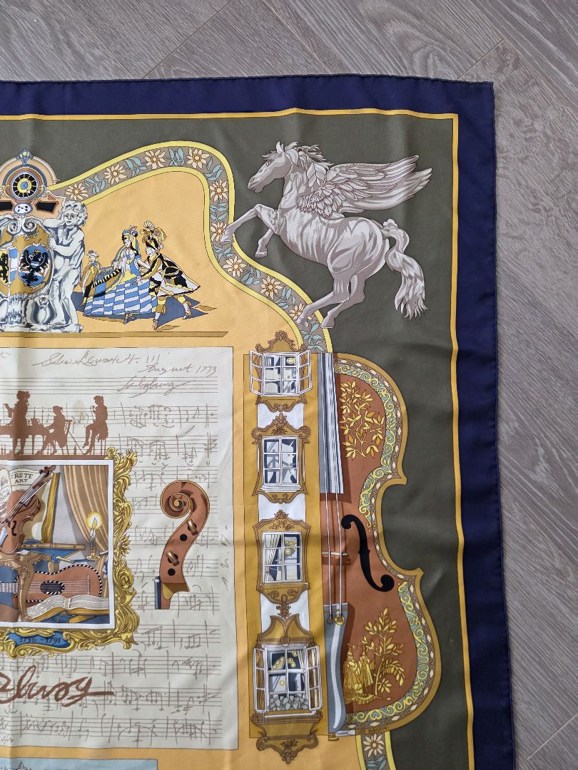 HERMES スカーフ カレ90 IN SALZBURG ザルツブルグ値下げ