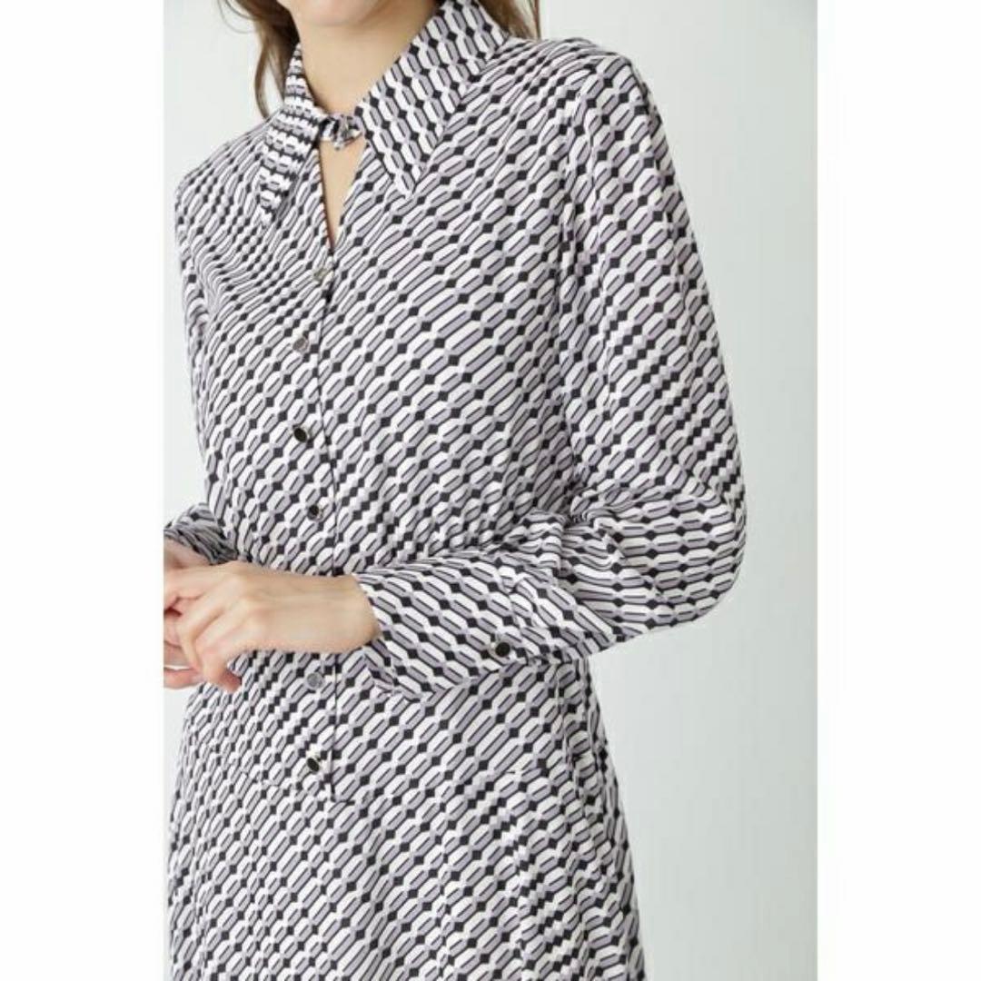 PINKY&DIANNE スクエアドットバイアスプリントワンピース 38 完売品