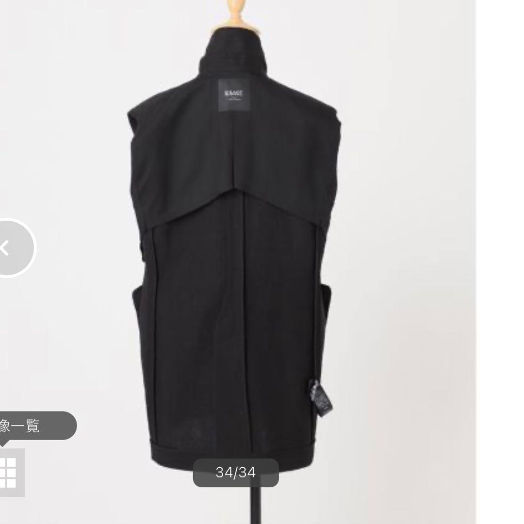 JOURNAL STANDARD L'ESSAGE LI テーラードベスト　黒