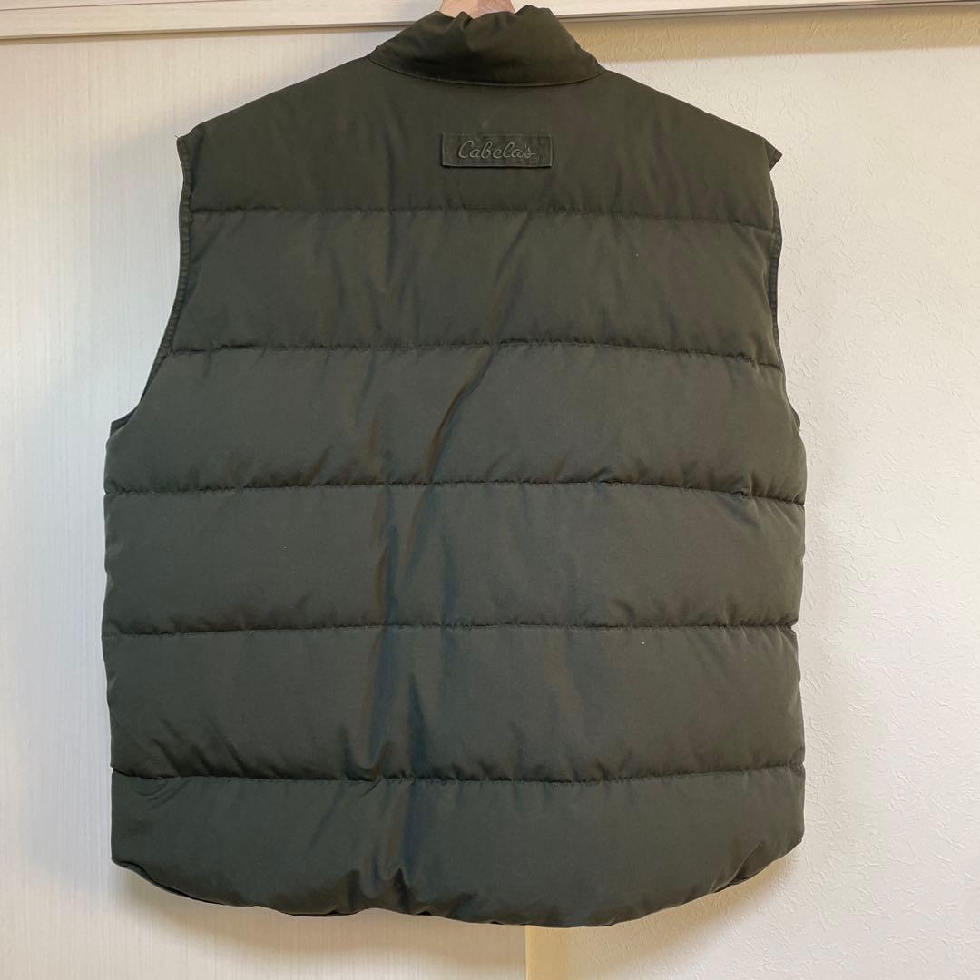 Cabela's/カベラス　グースダウンベスト オリーブグリーンダウンベスト