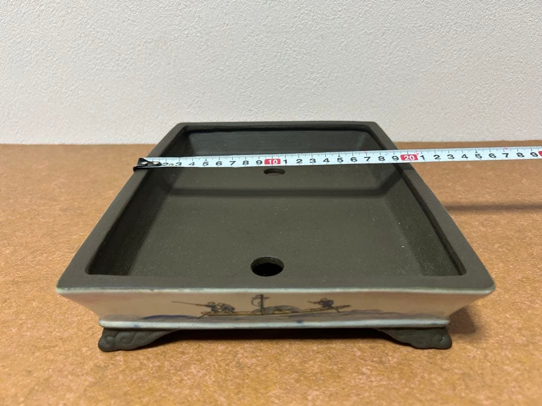 陶翠　絵鉢　盆栽鉢　小品盆栽　山野草