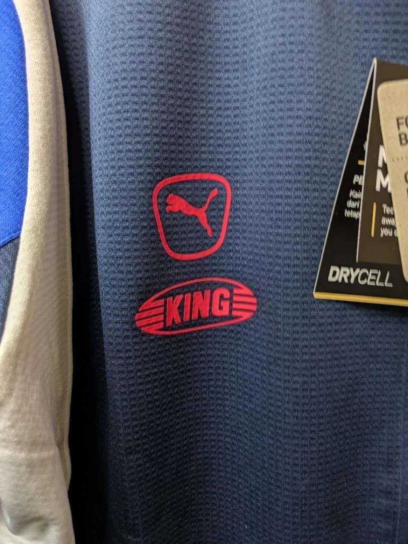 PUMAメンズキングプロトラックジャケットLサイズカラーネイビーブルー