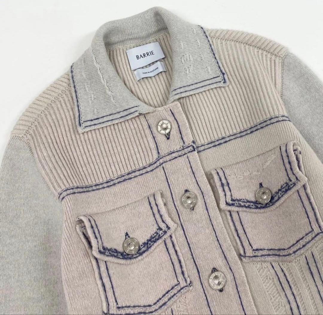 春 ジェニ Jenni 着用 Barrie カシミア ニット ジャケット