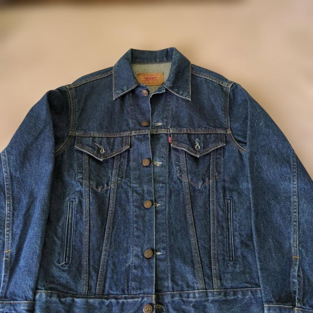 80s USA製 Levi’s 70506 濃紺 デニムJKT 36R 894