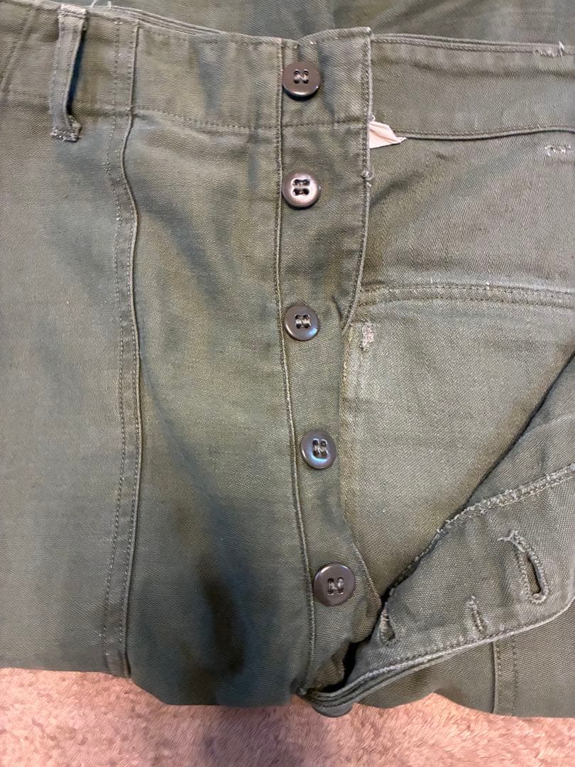 連休価格　ビンテージ　綺麗　60s ミリタリー　ベイカーパンツ OG107