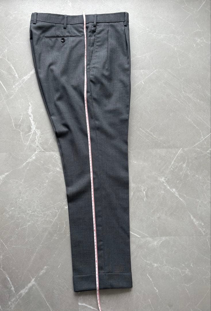 UNITED ARROWS トロピカルクリース テーパード パンツ