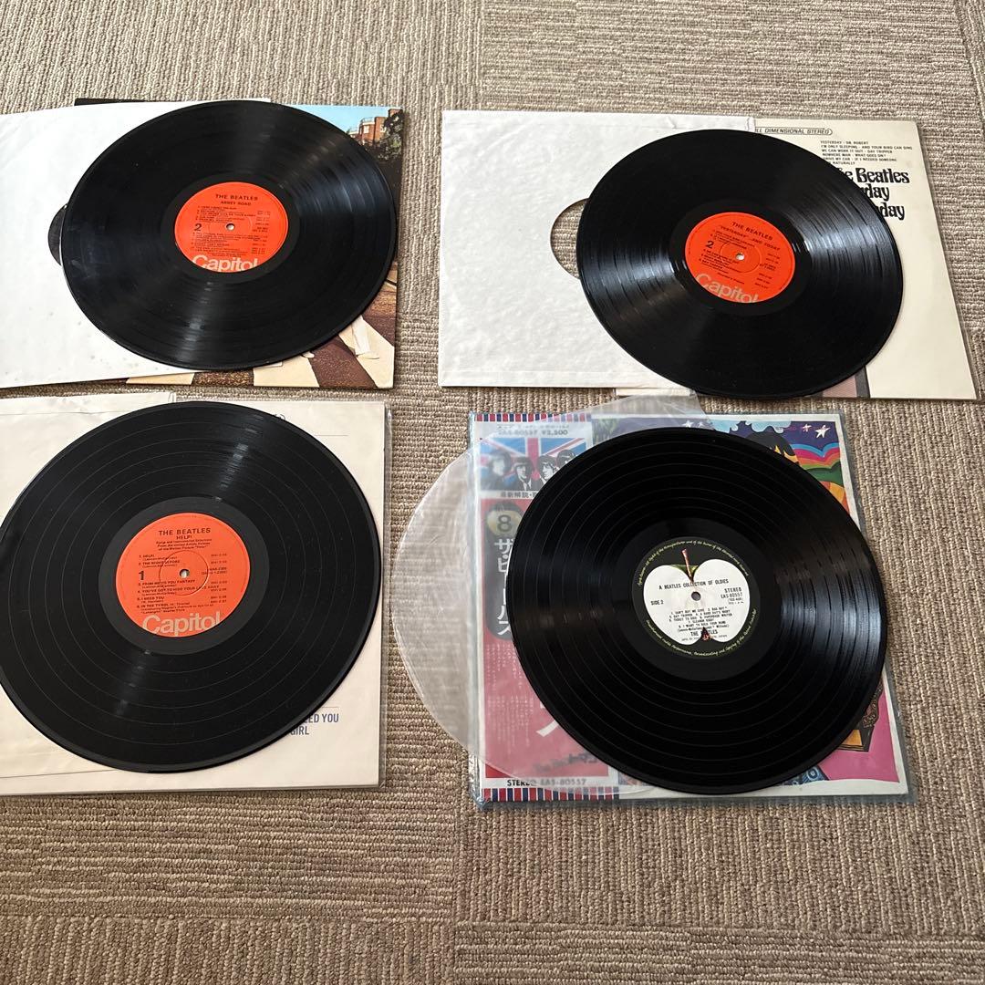 ビートルズ レコード 4枚セット