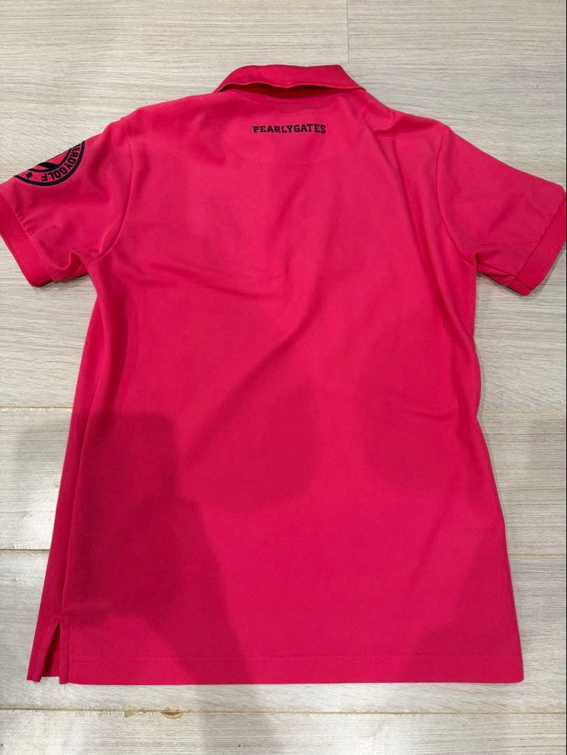 PEARLY GATES パーリーゲイツ 半袖ポロシャツ サイズ4 ピンク
