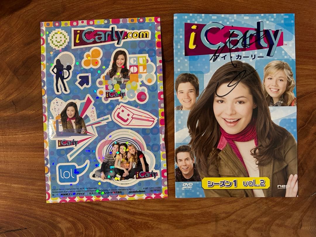 アイ・カーリー　iCarly 日本語版DVD 2種　 vol1 vol2