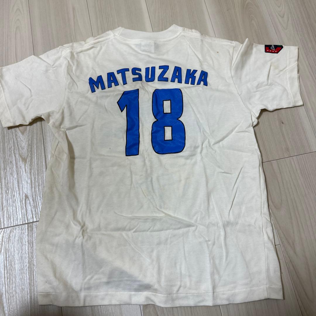 西武ライオンズ 松坂大輔 18 サイン入りユニフォームTシャツ