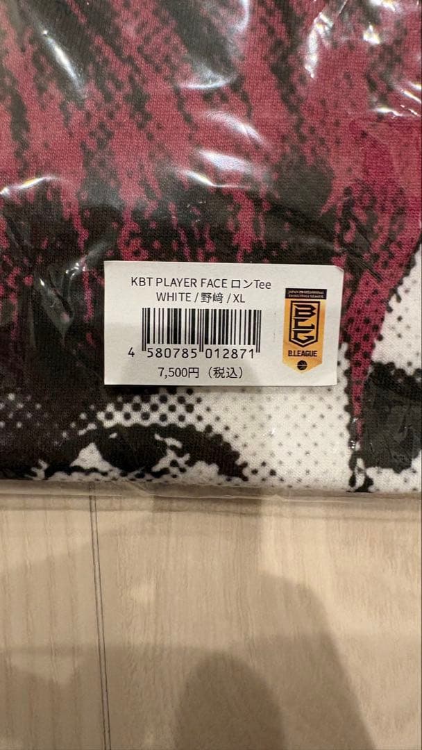 KBT PLAYER FACE •> Tee WHITE/野﨑/XL