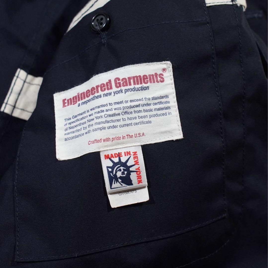希少 旧タグ《エンジニアードガーメンツ》フードコート(M)ネイビー 2way