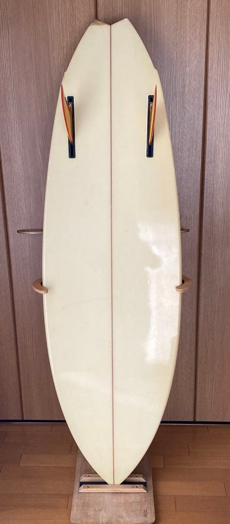 【ヴィンテージ】カツカワミナミ　サーフボード ツインフィン　フィッシュ　MR