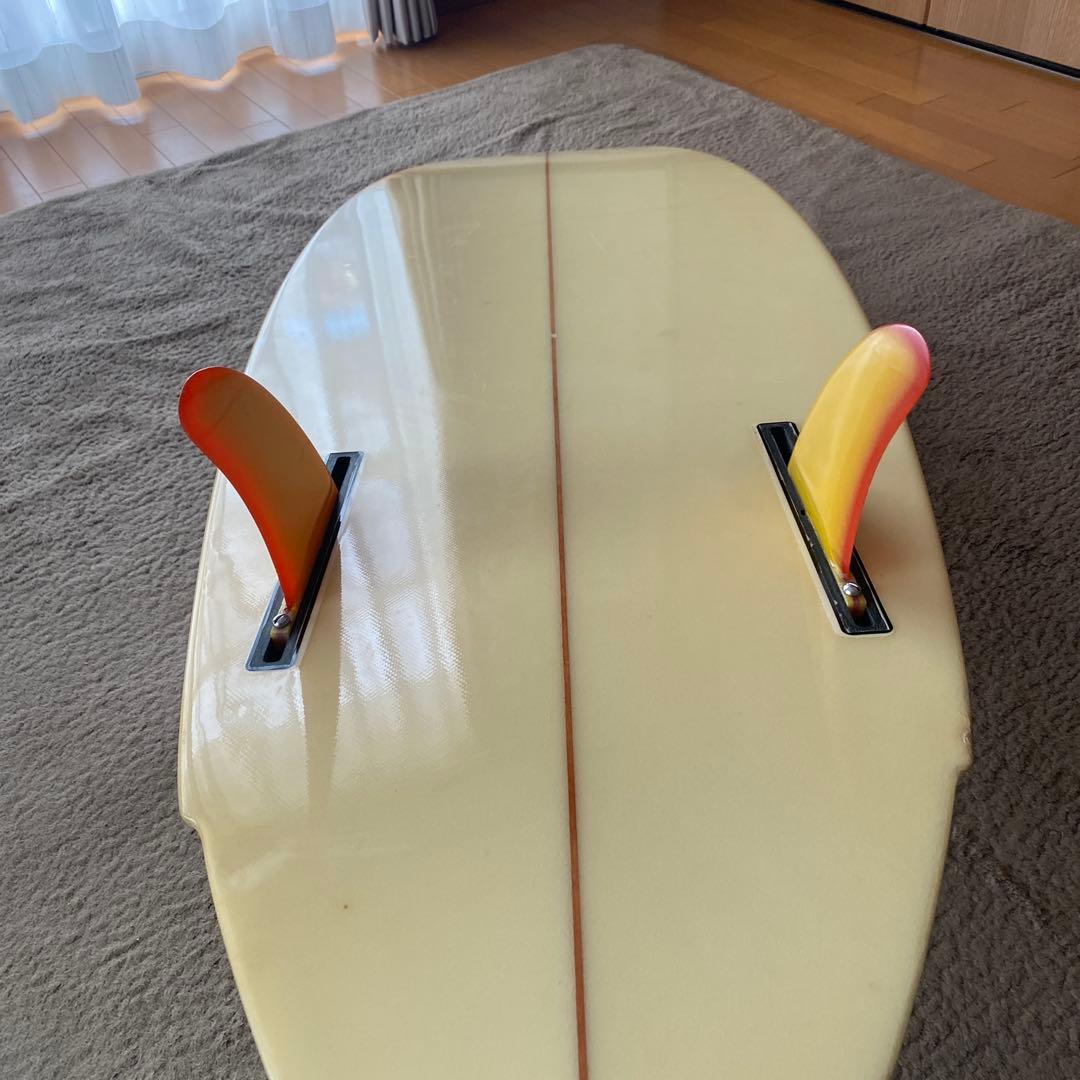 【ヴィンテージ】カツカワミナミ　サーフボード ツインフィン　フィッシュ　MR