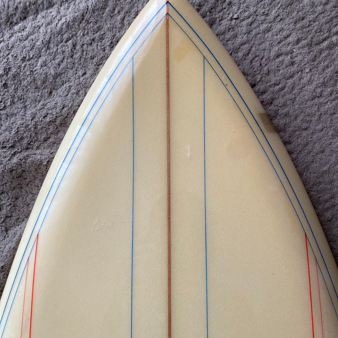 【ヴィンテージ】カツカワミナミ　サーフボード ツインフィン　フィッシュ　MR