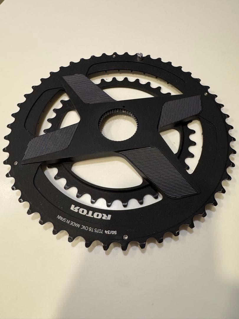 ROTOR 真円チェーンリング 50/34 7075 T6 CNC スペイン製