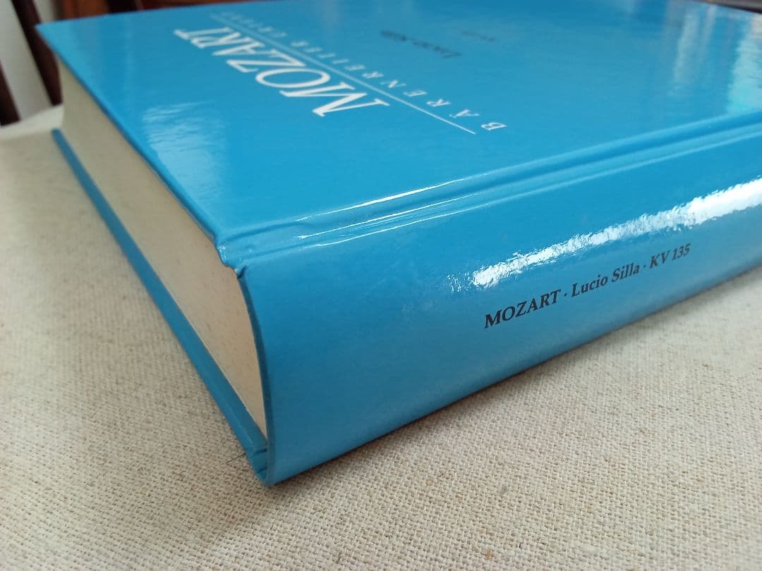 歌劇「ルーチョ・シッラ」　Lucio Silla　ベーレンライター　輸入楽譜