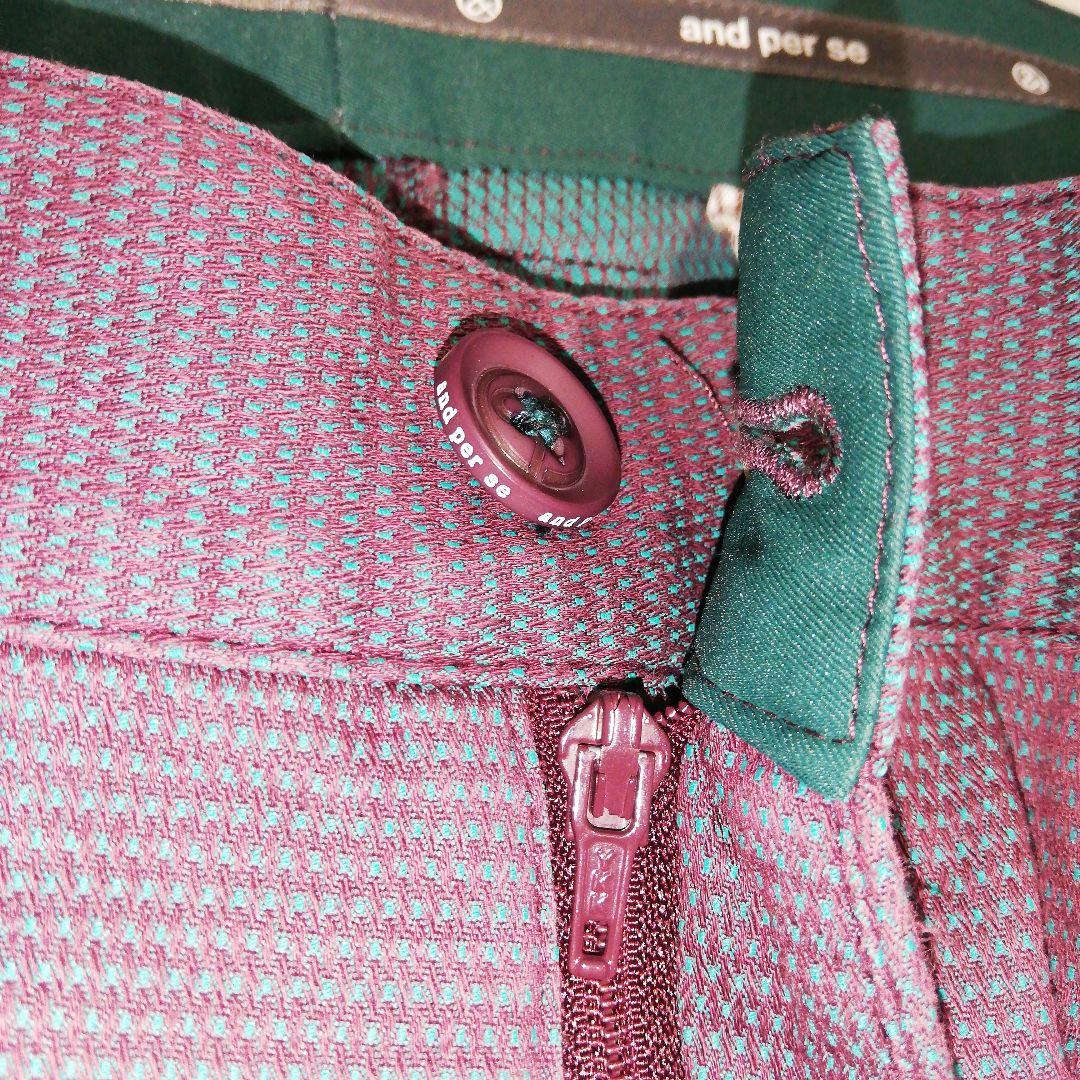 and per se ストレッチパンツ ゴルフウェア スラックス アンパスィ